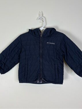 Columbia Reversible Fleece Lined Hooded Puffer 2T Toddler Girls